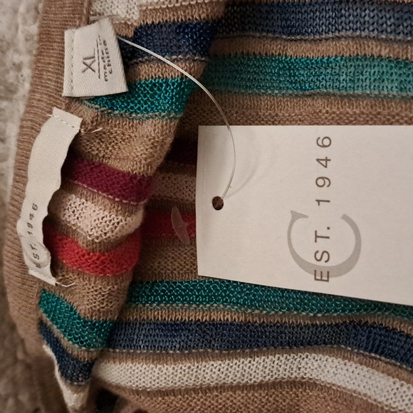 C Est. 1946 by Cato Multi-color Striped Flattering Dress - Picture 3 of 8